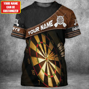 Personalized Name Darts All Over Printed Unisex Shirt
