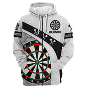 Personalized Name Darts Player All Over Printed Unisex Shirt