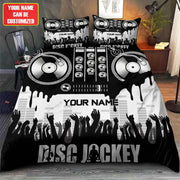 DJ4 All Over Printed Bedding Set Custom Name - YL97