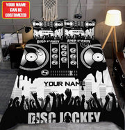 DJ4 All Over Printed Bedding Set Custom Name - YL97