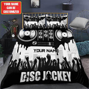 DJ4 All Over Printed Bedding Set Custom Name - YL97