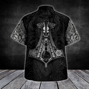 Viking Odin Tattoos - Combo Hawaii shirt & Short