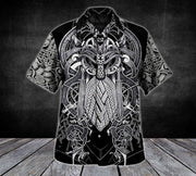 Viking Odin Tattoos - Combo Hawaii shirt & Short