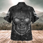 Skull Lava Gray Version Hawaii Shirt