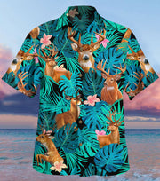 Deer Tropical Hawaii Shirt