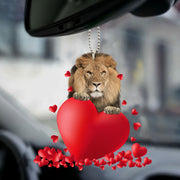 Lion Heart Car Ornament