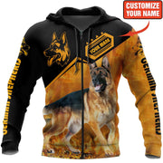 Personalized Name German shepherd All Over Printed Unisex Shirt