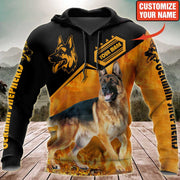 Personalized Name German shepherd All Over Printed Unisex Shirt
