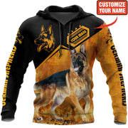 Personalized Name German shepherd All Over Printed Unisex Shirt