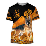 Personalized Name German shepherd All Over Printed Unisex Shirt