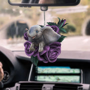 Elephant Flower Car Hanging Ornament