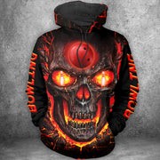 Skull Bowling All Over Printed Unisex Shirt Q100207