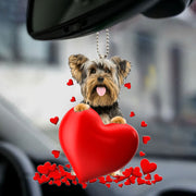 Yorkshire terrier Heart Ornament