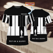 Personalized Name Piano NP8 All Over Printed Unisex Shirt