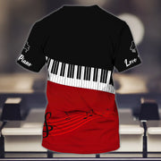 Personalized Name Piano NP9 All Over Printed Unisex Shirt