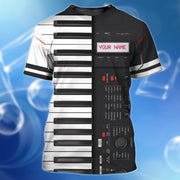 Personalized Name Piano NP11 All Over Printed Unisex Shirt