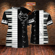 Personalized Name Piano NP18 All Over Printed Unisex Shirt