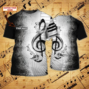 Personalized Name Piano NP20 All Over Printed Unisex Shirt