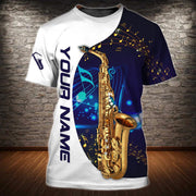Personalized Name Saxophone NP1 All Over Printed Unisex Shirt