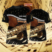 Personalized Name Saxophone NP2 All Over Printed Unisex Shirt