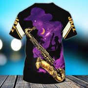 Personalized Name Saxophone NP7 All Over Printed Unisex Shirt