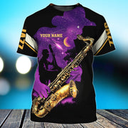Personalized Name Saxophone NP7 All Over Printed Unisex Shirt