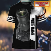 Personalized Name Camera NP11 All Over Printed Unisex Shirt