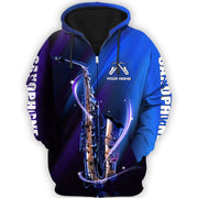 Personalized Name Saxophone All Over Printed Unisex Shirt
