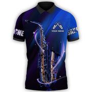 Personalized Name Saxophone All Over Printed Unisex Shirt