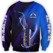 Personalized Name Saxophone All Over Printed Unisex Shirt