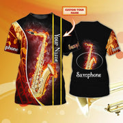 Personalized Name Saxophone NP15 All Over Printed Unisex Shirt