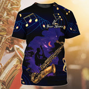 Personalized Name Saxophone NP16 All Over Printed Unisex Shirt
