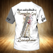 Personalized Name Saxophone NP18 All Over Printed Unisex Shirt