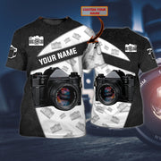 Personalized Name Camera NP20 All Over Printed Unisex Shirt