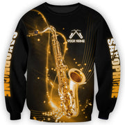 Personalized Name Saxophone 2 All Over Printed Unisex Shirt