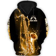 Personalized Name Saxophone 2 All Over Printed Unisex Shirt