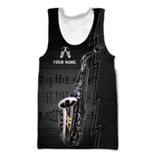 Personalized Name Saxophone 3 All Over Printed Unisex Shirt