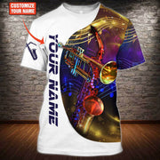 Personalized Name Saxophone 5 All Over Printed Unisex Shirt