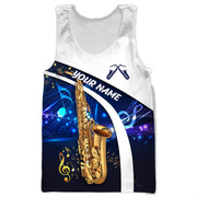 Personalized Name Saxophone 6 All Over Printed Unisex Shirt