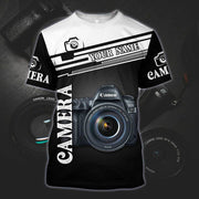 Personalized Name Camera NP27 All Over Printed Unisex Shirt
