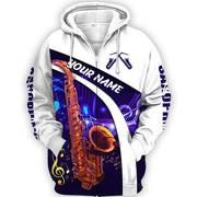 Personalized Name Saxophone 8 All Over Printed Unisex Shirt
