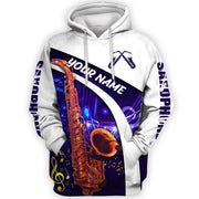 Personalized Name Saxophone 8 All Over Printed Unisex Shirt
