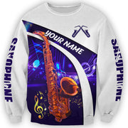 Personalized Name Saxophone 8 All Over Printed Unisex Shirt
