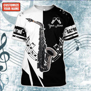 Personalized Name Saxophone 10 All Over Printed Unisex Shirt