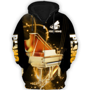 Personalized Name Piano Q4 All Over Printed Unisex Shirt