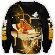 Personalized Name Piano Q4 All Over Printed Unisex Shirt