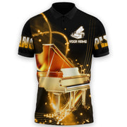Personalized Name Piano Q4 All Over Printed Unisex Shirt