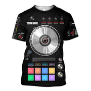 Personalized Name DJ Controller 40 All Over Printed Unisex Shirt