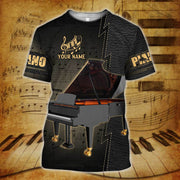Personalized Name Piano LP1 All Over Printed Unisex Shirt