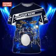 Personalized Name Drum18 All Over Printed Unisex TShirt